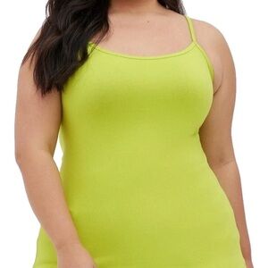 Torrid neon yellow foxy cami